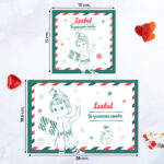 Miniatura de Caja de Dulces Muñeco Elfo con Nombre y Texto personalizado