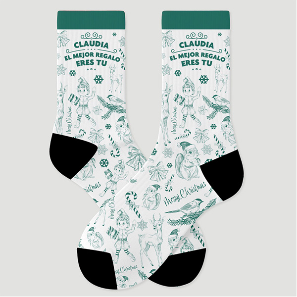 Calcetines Eres El Mejor Regalo con Nombre personalizado
