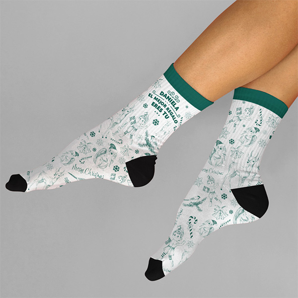 Calcetines Eres El Mejor Regalo con Nombre personalizado