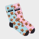 Miniatura de Calcetines con Cartelera Mamá o Papá de Mascota con Nombre personalizado