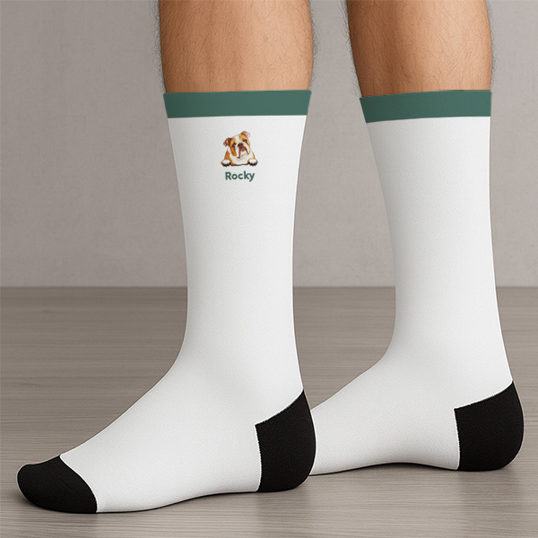 Calcetines de Mascota Mini con Nombre personalizado