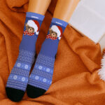 Miniatura de Calcetines Oso Navideño con Nombre personalizado