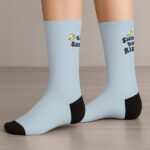 Miniatura de Calcetines Emojis de Risa con Frase y Nombre personalizado