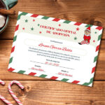 Miniatura de Muñeco Elfo Decorativo de Navidad con Certificado de Adopción y Nombre personalizado