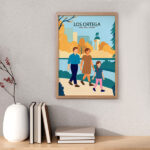 Miniatura de Póster Familia en el Parque con Nombres y Texto personalizado