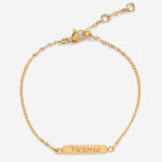 Miniatura de Pulsera de Mujer Bloque con Texto personalizado
