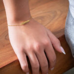 Miniatura de Pulsera de Mujer Bloque con Texto personalizado