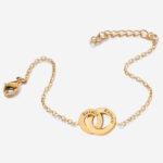 Miniatura de Pulsera de Mujer Aros Cruzados con Nombres personalizados