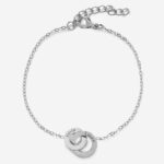 Miniatura de Pulsera de Mujer Aros Cruzados con Nombres personalizados