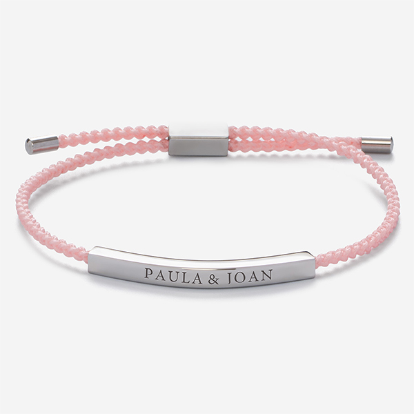 Pulsera de Mujer Trenzada con Texto personalizado