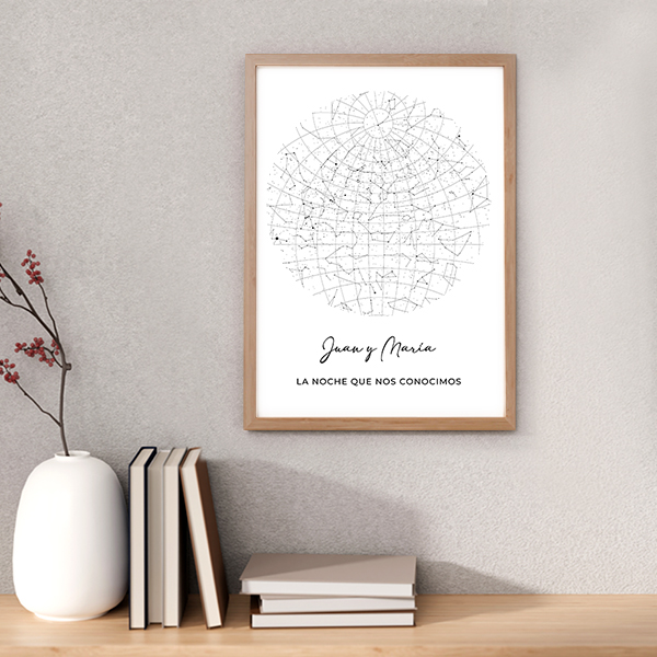 Póster Mapa Estelar personalizado