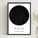 Miniatura de Póster Mapa Estelar personalizado