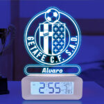 Reloj Despertador con Luz Escudo Getafe Personalizado Miniatura de Reloj Despertador con Luz Escudo Getafe Personalizado