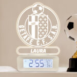 Miniatura de Reloj Despertador con Luz Escudo Getafe Personalizado