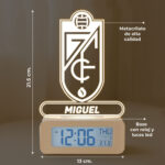 Miniatura de Reloj Despertador con Luz Escudo Granada personalizado