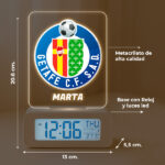 Miniatura de Reloj Despertador con Luz con Tu Escudo personalizado