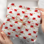 Miniatura de Papel de Regalo Cupido con Nombres personalizados