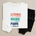 Miniatura de Pijama Leyenda, Marido y Padre con Texto personalizado