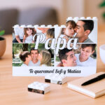 Miniatura de Puzle Papá con Collage 4 Fotos personalizadas