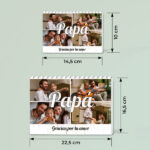 Miniatura de Puzle Papá con Collage 4 Fotos personalizadas