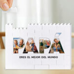 Miniatura de Puzle Papá con Fotos y Texto personalizado