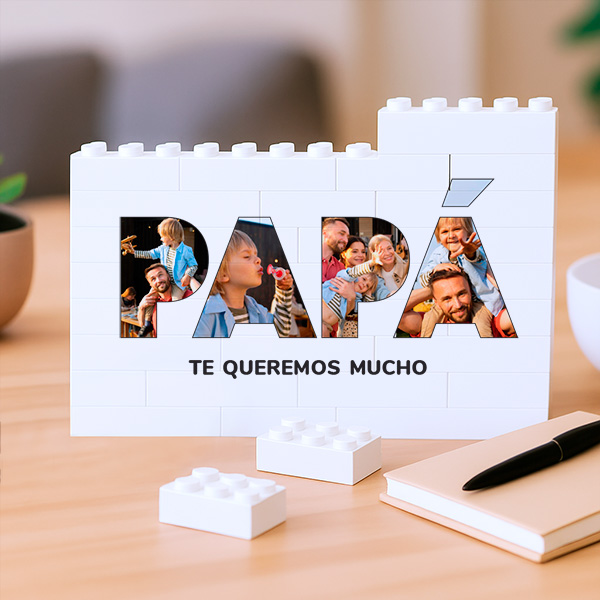 Puzle Papá con Fotos y Texto personalizado
