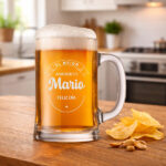 Miniatura de Jarra de Cerveza para El Mejor con Textos personalizados