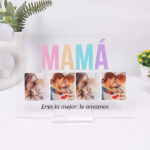 Miniatura de Lámpara Mamá multicolor personalizada