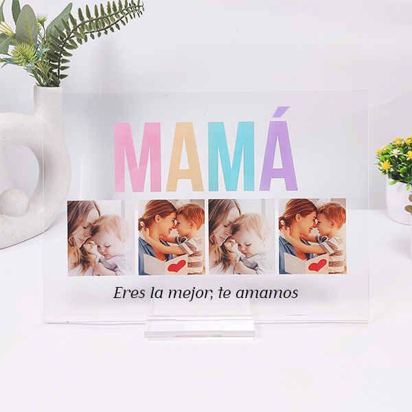Lámpara Mamá multicolor personalizada