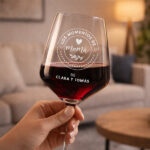 Miniatura de Copa de Vino los Momentos de Mamá con Nombres personalizados