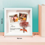 Miniatura de Marco con Flores y Fotos personalizadas
