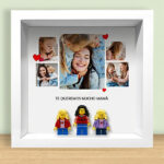 Miniatura de Cuadro con minifiguras para Mamá con Fotos personalizadas