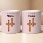 Miniatura de Taza con diseño Scrabble con Nombres personalizados