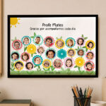 Miniatura de Póster para Profes de Flores con Fotos personalizadas