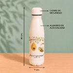 Miniatura de Botella para Profes con Abejitas y Nombres personalizados