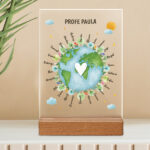 Miniatura de Placa Planeta con Nombres personalizados