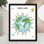 Miniatura de Placa Planeta con Nombres personalizados