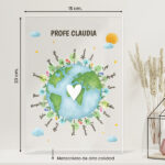 Miniatura de Placa Planeta con Nombres personalizados