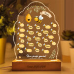 Miniatura de Lámpara para Profe con Abejitas y Nombres personalizados