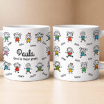 Miniatura de Taza con Muñequitos y Nombres personalizados