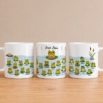 Miniatura de Taza para profes con Ranitas y Nombres personalizados
