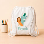 Miniatura de Mochila Saco Infantil Inicial personalizada