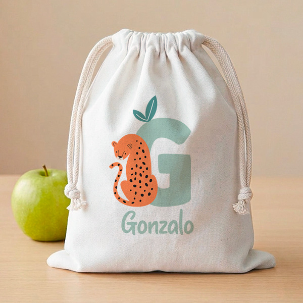 Bolsita para Merienda Infantil Inicial personalizada