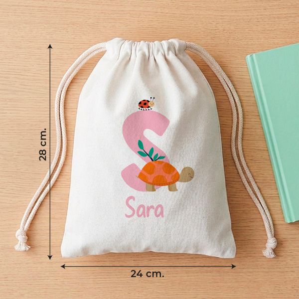 Bolsita para Merienda Infantil Inicial personalizada