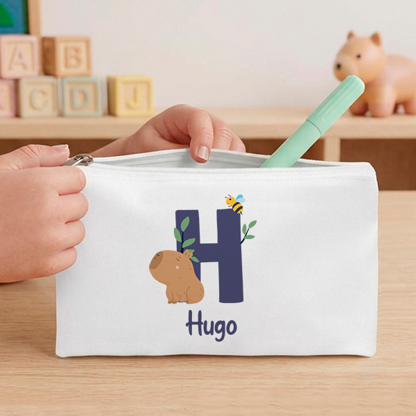 Estuche Infantil con Inicial personalizada