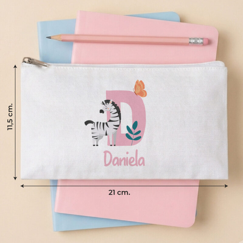 Estuche Infantil con Inicial personalizada