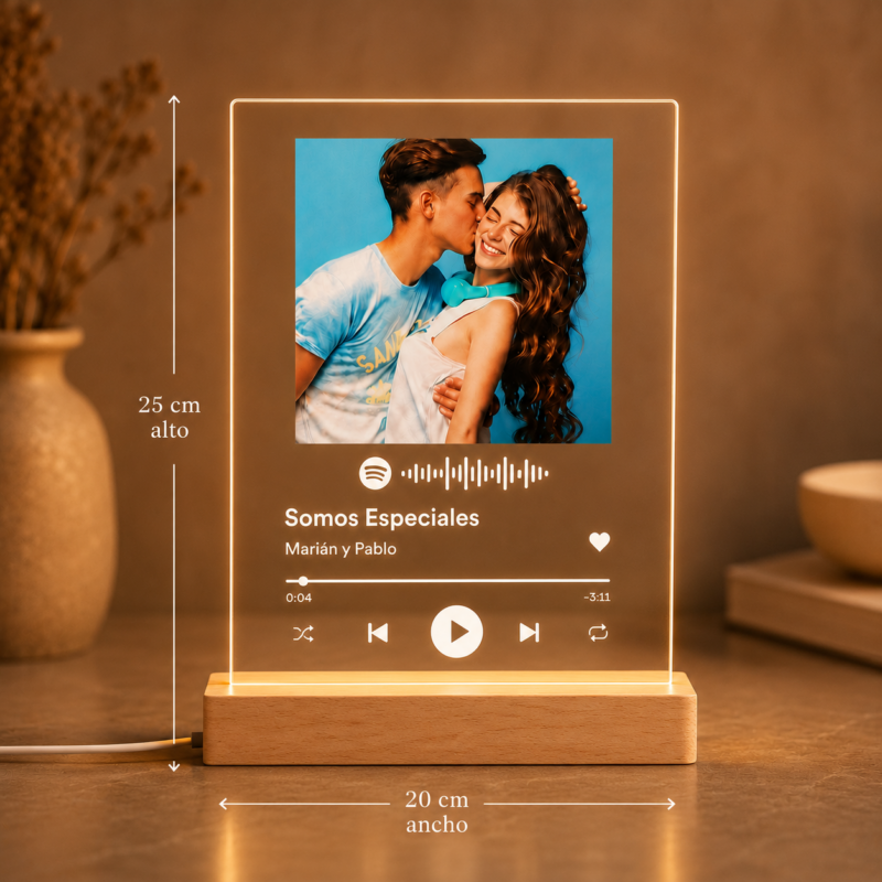 Placa Spotify personalizada
