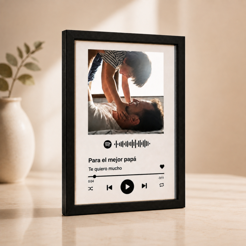 Placa Spotify personalizada