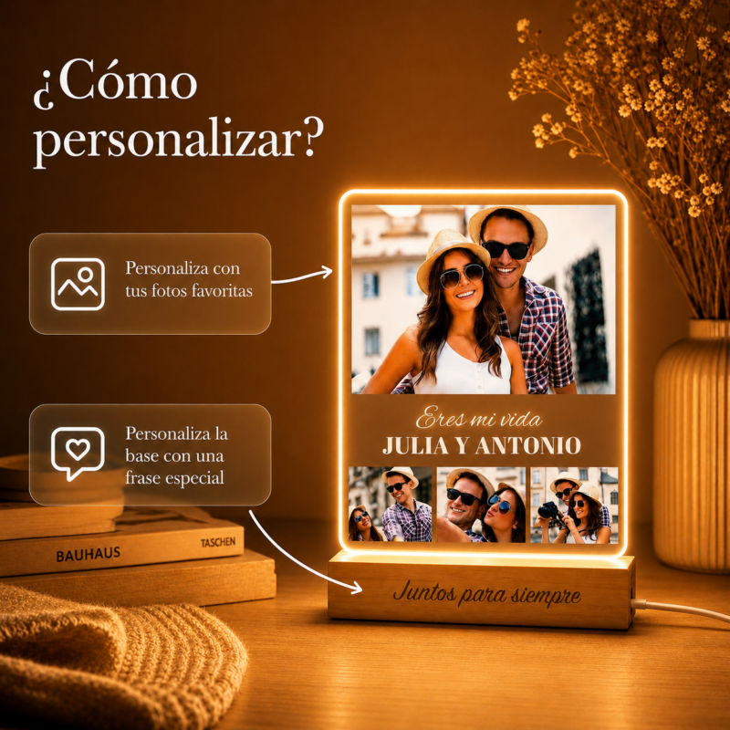Lámpara Retratos personalizada
